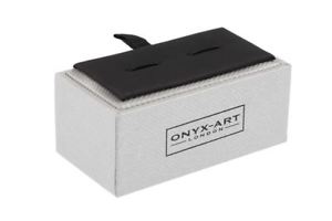 【送料無料】メンズアクセサリ—　シルバーカフスボタンオニキスアートボックスポニーsilver coloured horses head cufflinks horse pony in onyx art cufflink box