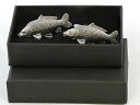 yzYANZT?@VJtXNmensRCcommon carp fish fine english pewter cufflinks gift mens boxed