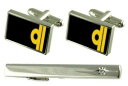 【送料無料】メンズアクセサリ— タイクリップロイヤルネイビーランクカフスボタンセットgift set tie clip royal navy ins...