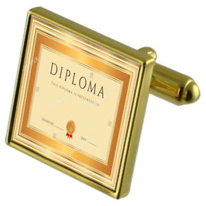 【送料無料】メンズアクセサリ—　カフスボタンクリスタルタイクリップセットdiploma certificate award goldtone cufflinks crystal tie clip gift set