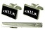 【送料無料】メンズアクセサリ—　タイクリップカフスボタンgift set tie clip evolution ape to man table tennis cufflinks