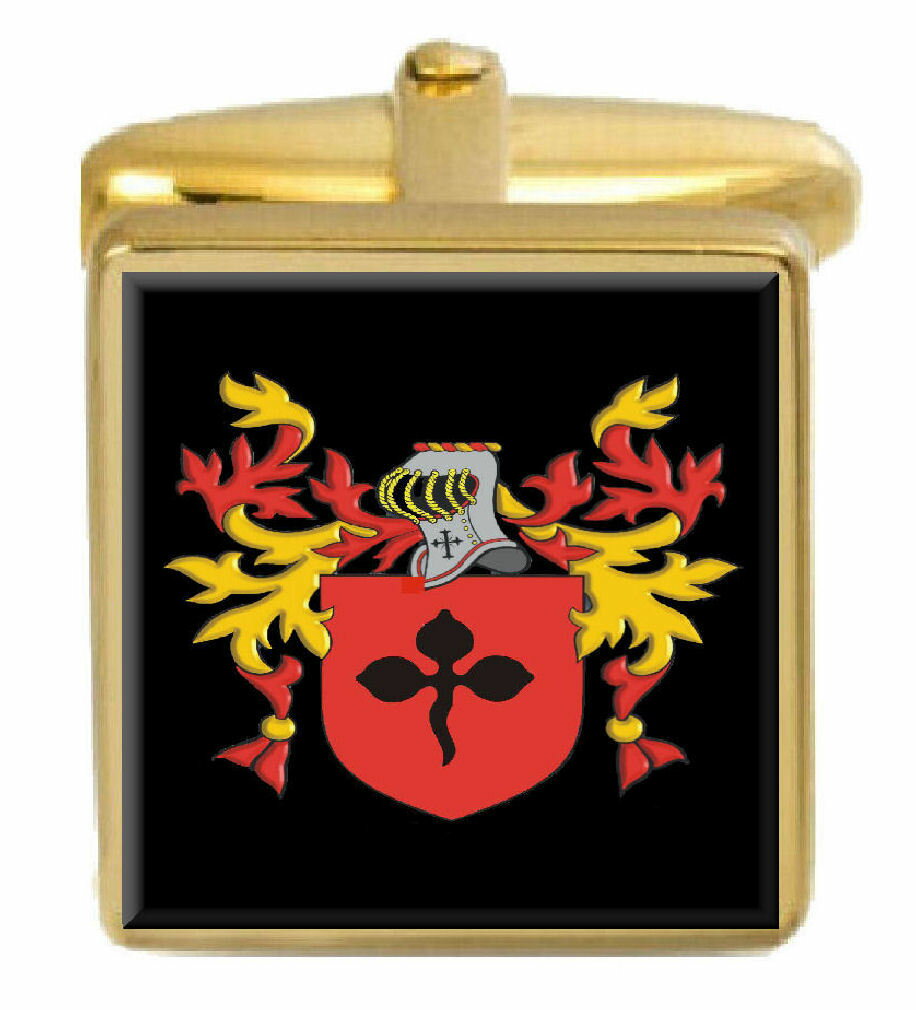 【送料無料】メンズアクセサリ— サービスイングランドカフスボタンボックスコートnott england family crest surname c...