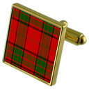 【送料無料】メンズアクセサリ— タータンチェックケースゴールドカフリンクスtartan clan maxwell gold cufflinks in...
