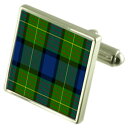 【送料無料】メンズアクセサリ— ケースタータンチェックミュアカフリンクスtartan clan muir cufflinks in engraved...