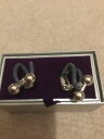 【送料無料】メンズアクセサリ- デザイナーレザーカフリンクスtm lewin designer leather cufflinks boxed