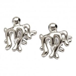 【送料無料】メンズアクセサリ—　タコカフリンクスoctopus cufflinks
