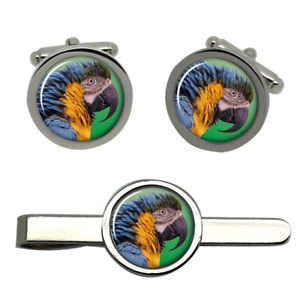 【送料無料】メンズアクセサリ—　プロファイルラウンドタイクリップセットmacaw profile round cufflink and tie clip set