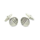 【送料無料】メンズアクセサリ- バーボタンカフリンクスthree bar button cufflinks