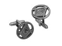 【送料無料】メンズアクセサリ- マットパラジウムフリーメーソンシロメtバーカフスリンクstunning masonic pewter tbar cufflinks in matte palladium finish