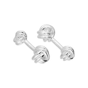 【送料無料】メンズアクセサリ— 925スターリングカフスリンクスーツreal 925 sterling silver silk knot cufflinks formal suit wedding traditional