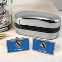 【送料無料】メンズアクセサリ- オクラホマカフスボタンボックスoklahoma flag cufflinks amp; box