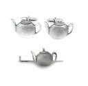 【送料無料】メンズアクセサリ— ティーポットピューターカフスボタンタイクリップボックスセットteapot pewter cufflinks and ...