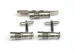 【送料無料】メンズアクセサリ—　ランプピューターカフスボタンタイクリップボックスセットdavy lamp p..