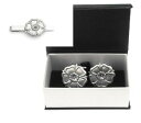 yzYANZT?@CObV[Ys[^[JtX{^^CNbv{bNXZbgenglish rose pewter cufflinks and tie clip set english gift boxed