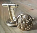 yzYANZT?@sJtX{^military buttonhole pin cufflinks united states army genuine ww2