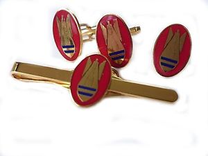 【送料無料】メンズアクセサリ—　ロイヤルエンジニアカフスボタンバッジネクタイクリップセット33 eod royal engineers cufflinks, badge, tie clip military gift set