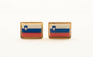 メンズアクセサリ—　フラグカフスボタンヨーロッパスロベニアバルカン listingslovenia flag cufflinks eastern europe european slovenian balkan