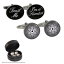 【送料無料】メンズアクセサリ—　ケースtrust me im a scientist amp; atom cufflink set in leather case science student