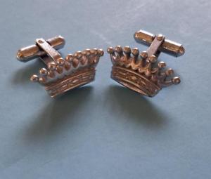1950s crown cuff links stamped cw french cuffs double cuffs mens accessoriesクラウンカフリンクダブルスタンプフレンチカフスカフスメンズアクセサリー※注意※NYからの...