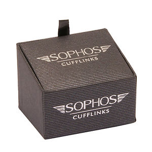 【送料無料】メンズアクセサリ—　プレゼンテーションボックスソフォスカフスリンクsophos blue stripe square cufflinks in presentation gift box