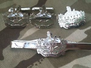 【送料無料】メンズアクセサリ—　グロスターシャーカフスボタンバッジネクタイクリップセットgloucestershire regiment cufflinks, badge, tie clip gift set