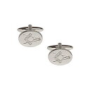【送料無料】メンズアクセサリ- カフリンクスmasonic oval shape cufflinks with swivel fittings