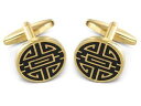 yzYANZT?@JtNteroon cuff links gold plated