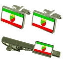 【送料無料】メンズアクセサリ— シティモルドバカフスボタンタイクリップボックスセットtaraclia city moldova flag cuffl...