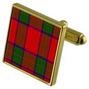【送料無料】メンズアクセサリ— タータンチェックケースゴールドカフリンクスtartan clan robertson gold cufflinks ...