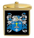 【送料無料】メンズアクセサリ— カフスボタンボックスコートtenby wales family crest surname coat of arms...