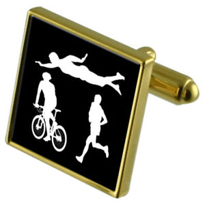 ̵ۥ󥺥ꡡȥ饤󥹥ݡĥեܥ󥯥ꥹ륿åץåtriathlon sports goldtone cufflinks crystal tie clip gift set