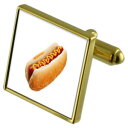 【送料無料】メンズアクセサリ— カフスボタンクリスタルタイクリップセットhotdog goldtone cufflinks crystal tie ...