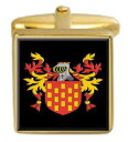 【送料無料】メンズアクセサリ— ゴールドカフスリンクdibble england family crest surname coat of arms...
