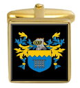 【送料無料】メンズアクセサリ— ゴールドカフスリンクbigg england family crest surname coat of arms g...
