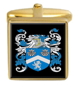 【送料無料】メンズアクセサリ— ストラットゴールドカフスリンクstrutt england family crest surname coat of...