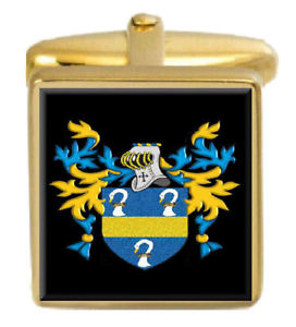 【送料無料】メンズアクセサリ— ベイカーゴールドカフスリンクbaker england family crest surname coat of a...