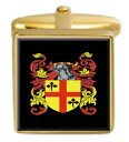 【送料無料】メンズアクセサリ— カフスリンクtrim england family crest surname coat of arms gold ...