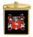 【送料無料】メンズアクセサリ— イギリスカフスボタンボックスコートthreader england family crest surname coa...