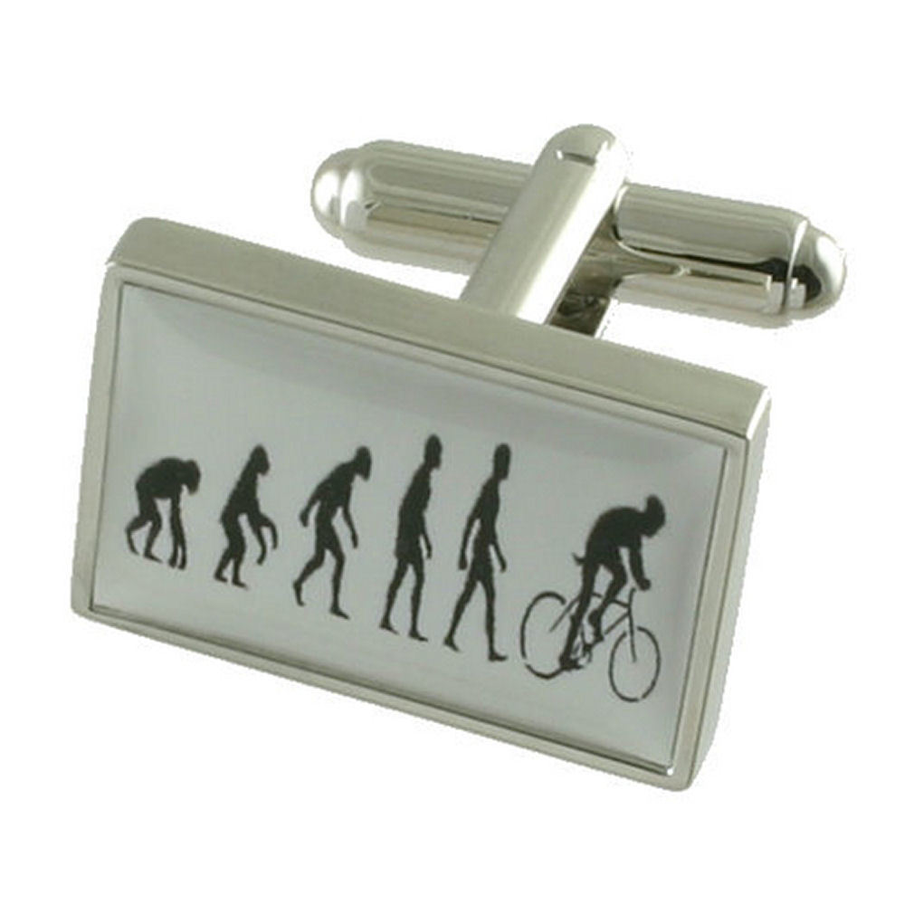 【送料無料】メンズアクセサリ—　スポーツサイクリストカフスボタンサイクリストボックスオンsports cyclist cufflinks road cyclist bicycle engraved personalised box