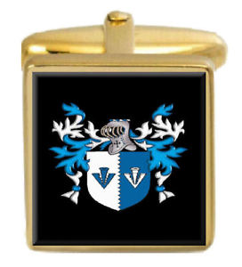 【送料無料】メンズアクセサリ— イギリスカフスボタンボックスコートbermingham england family crest surname c...