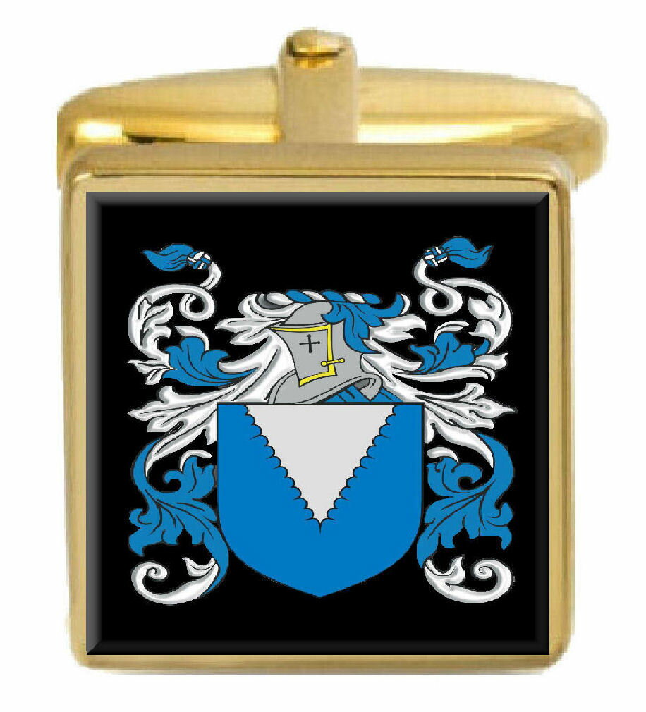 【送料無料】メンズアクセサリ— イングランドカフスボタンボックスコートscreen england family crest surname coa...