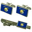 【送料無料】メンズアクセサリ—　モンタナカフスボタンタイクリップマッチングボックスmontana flag cufflinks engraved tie clip matching box set