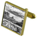 【送料無料】メンズアクセサリ— モニュメントバレーカフスボタンクリスタルタイクリップセットmonument valley goldtone cuff...