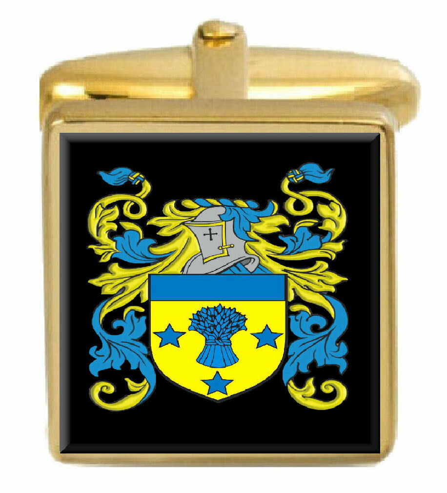 【送料無料】メンズアクセサリ— イギリスカフスボタンボックスコートpount england family crest surname coat o...