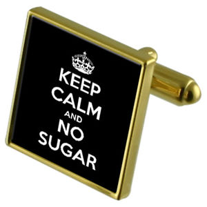 【送料無料】メンズアクセサリ—　カフスボタンクリスタルタイクリップdiet not sugar goldtone cufflin..