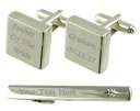 【送料無料】メンズアクセサリ— カフスボタンタイクリップボックスセットfather of bride engraved cufflinks tie ...