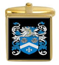 【送料無料】メンズアクセサリ—　スコットランドカフスボタンボックスコートmacphee scotland family crest surname coat of arms gold cufflinks engraved box