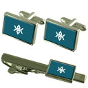 【送料無料】メンズアクセサリ— フラグカフスボタンボックスネクタイセットクリップflag iwate prefecture cufflinks bo...