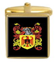 楽天hokushin【送料無料】メンズアクセサリ—　イングランドカフスボタンボックスコートkitchen england family crest surname coat of arms gold cufflinks engraved box