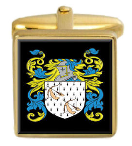 【送料無料】メンズアクセサリ— スコットランドカフスボタンボックスコートfuddie scotland family crest surname c...